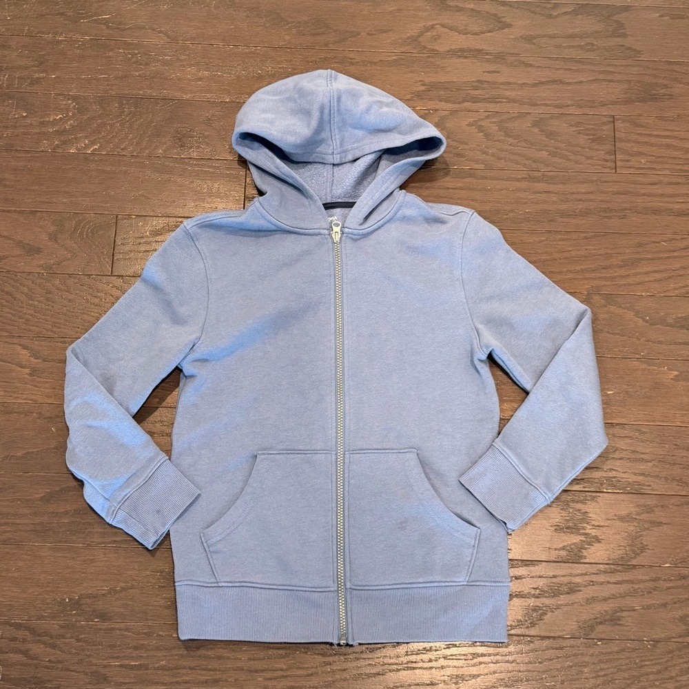 Sonoma The Supersoft Hoodie Kids Size‎ S Blue Zip Up Hooded Sweatshirt